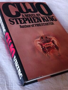 CUJO by Stephen King - Brown Hardcover Edition